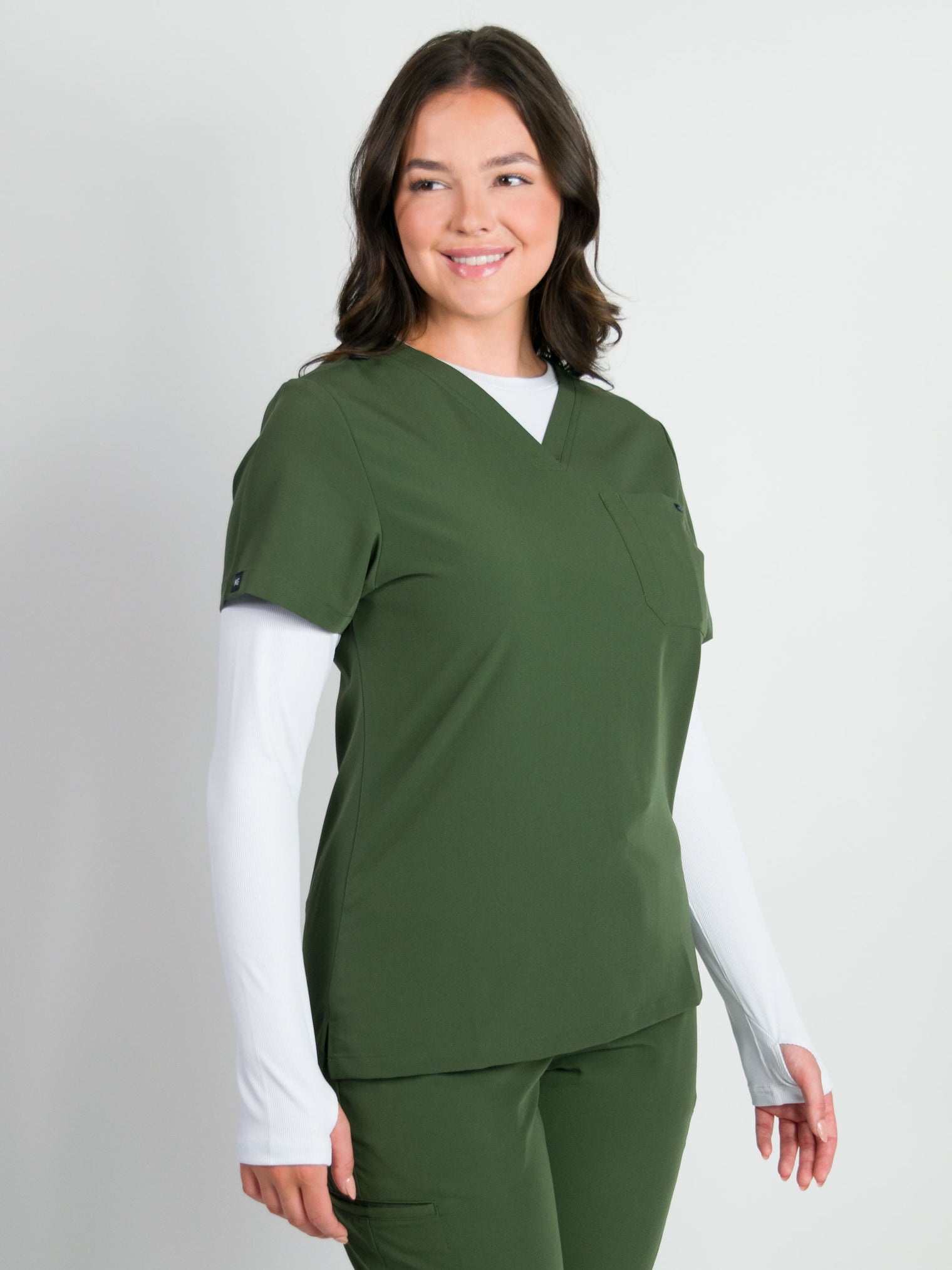 Camilla | Slim 1 Pocket Scrubs Top