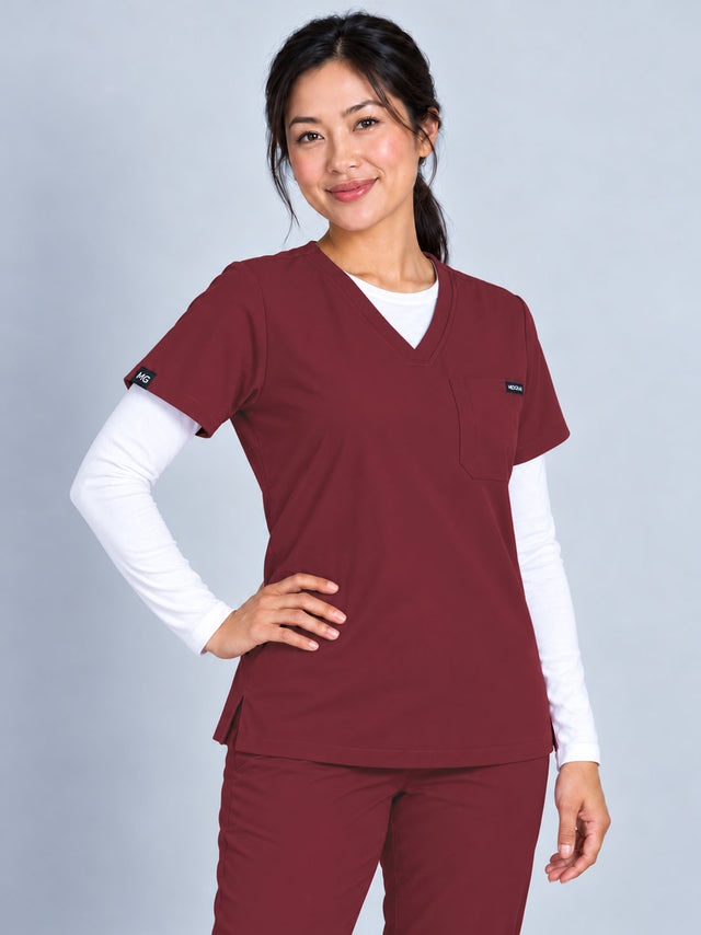 Camilla | Slim 1 Pocket Scrubs Top