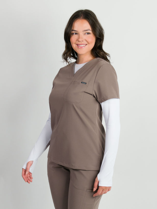 Camilla | Slim 1 Pocket Scrubs Top