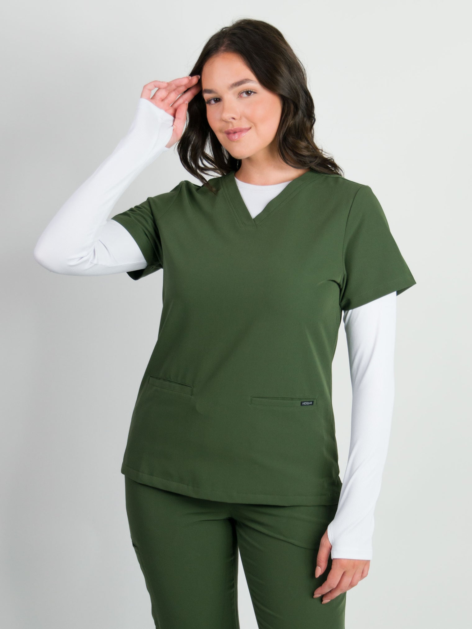 Sofia | Slim 3 Pocket Scrubs Top