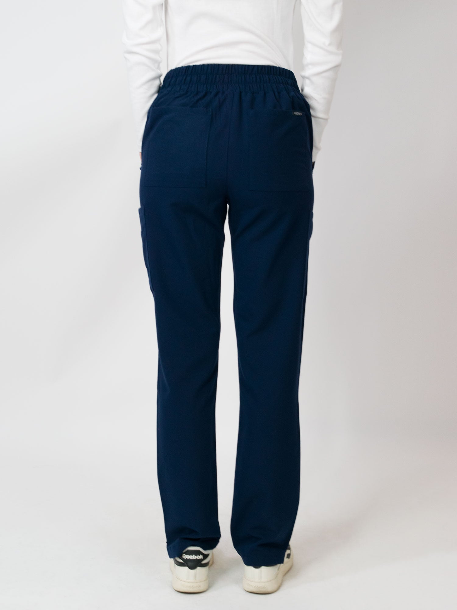 Ariana | Mid-rise Slim Straight Scrub Pants