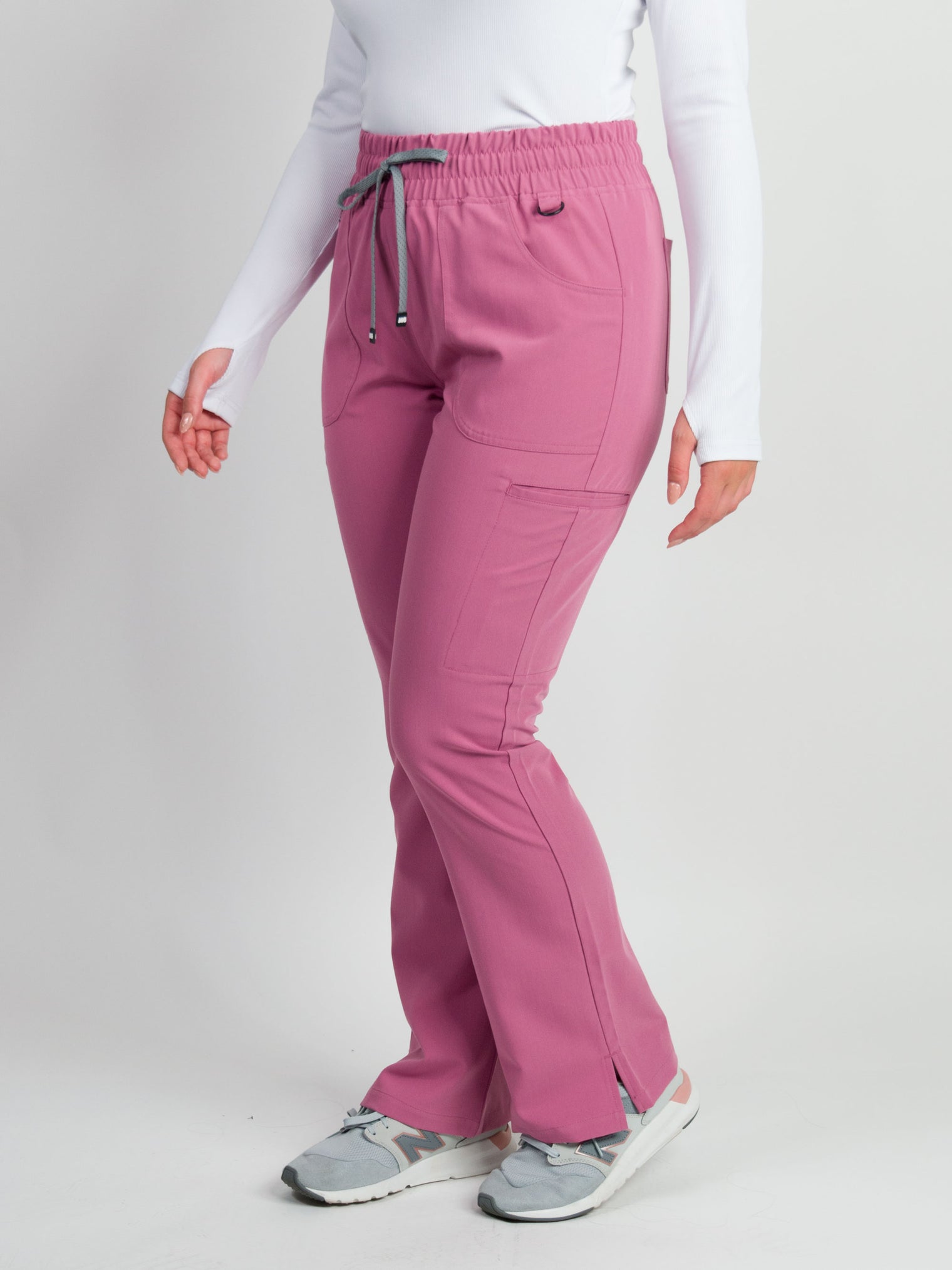 Sydney | High Waisted Flare Scrub Pants