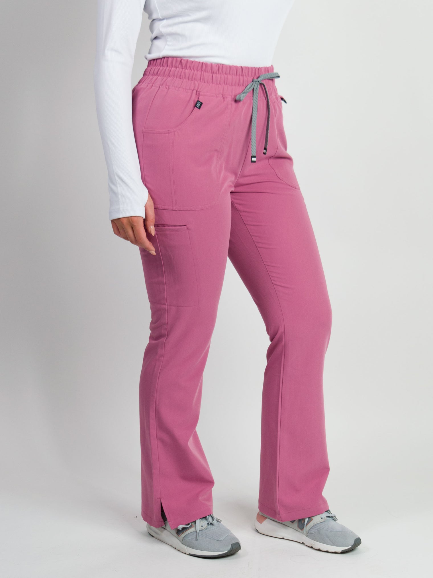 Sydney | High Waisted Flare Scrub Pants