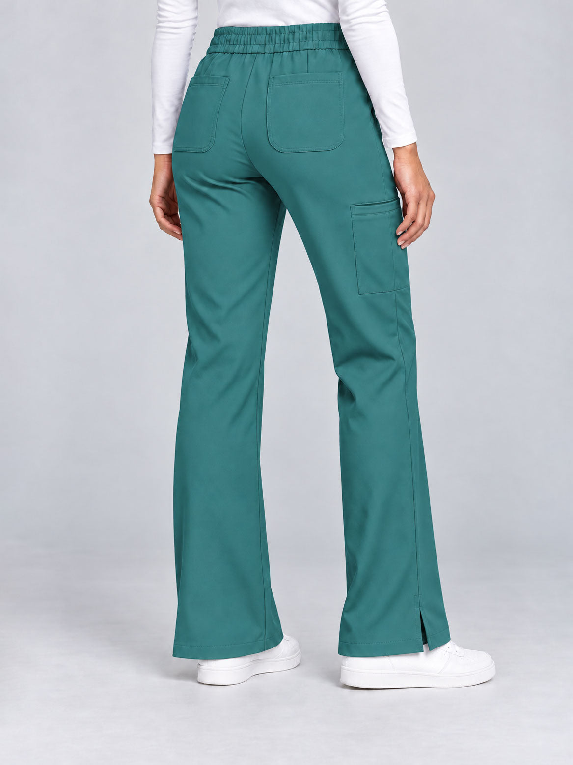 Selena | Mid-Rise Flare Leg Scrub Pant