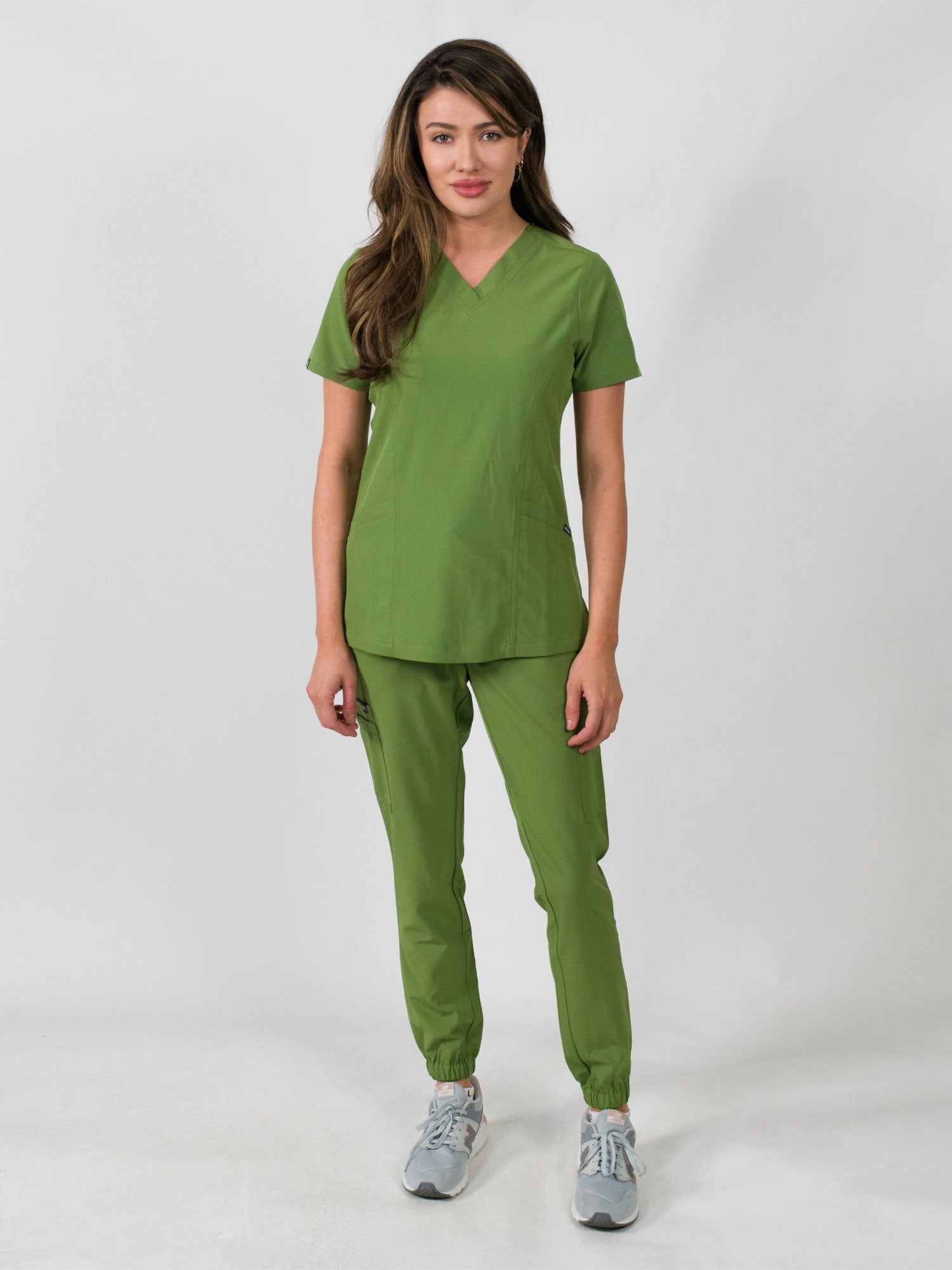 Olivia | 4 Pocket Top & Jogger Pant Scrubs Set