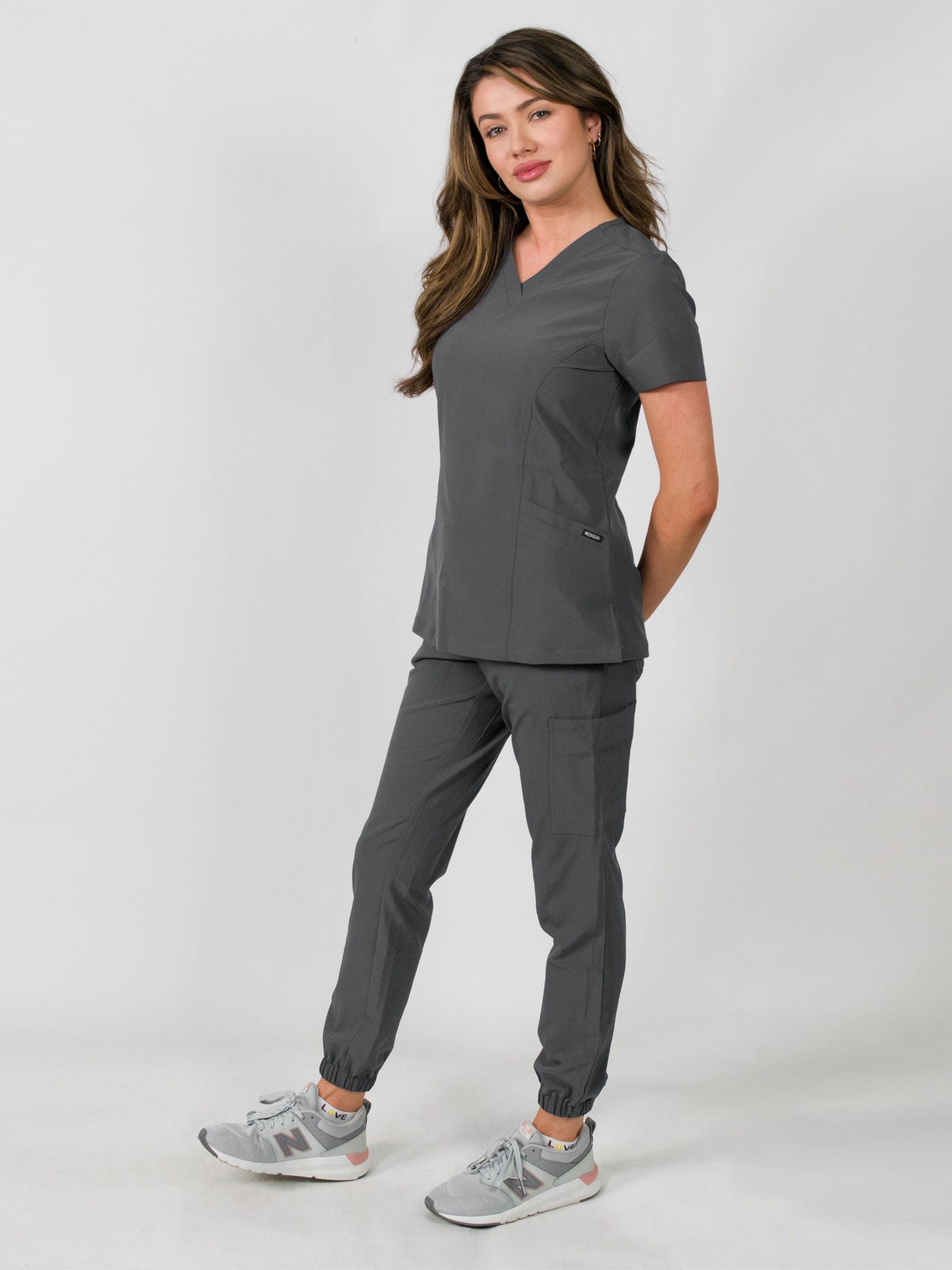 Olivia | 4 Pocket Top & Jogger Pant Scrubs Set