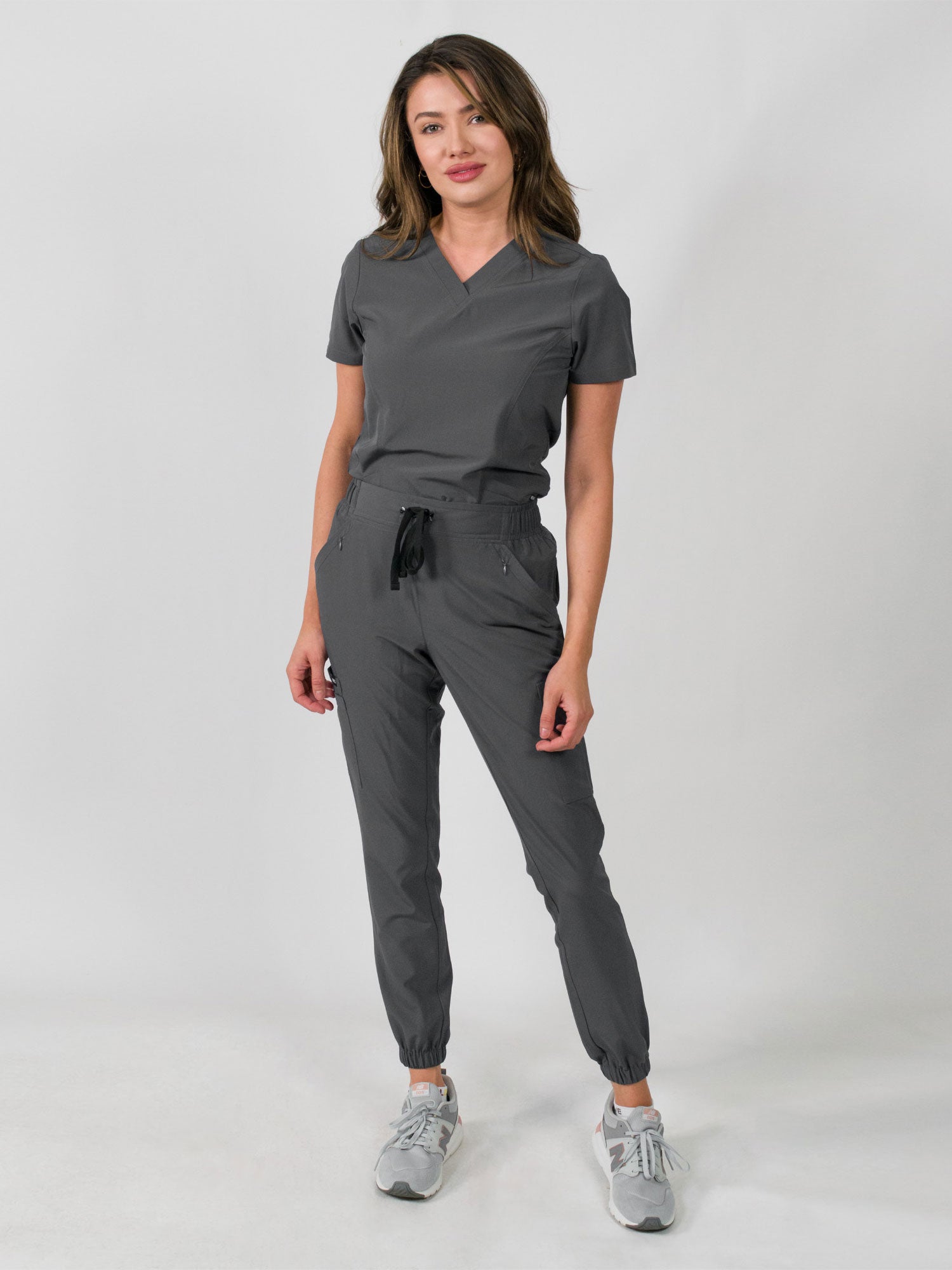 Olivia | 4 Pocket Top & Jogger Pant Scrubs Set