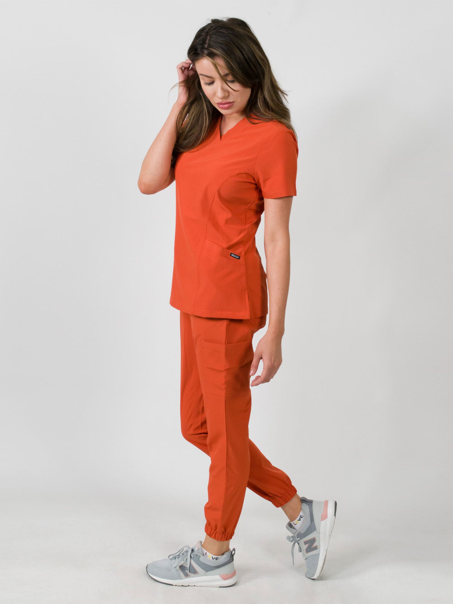 Olivia | 4 Pocket Top & Jogger Pant Scrubs Set