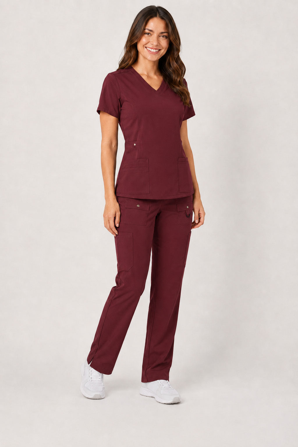 Vivian | 6-Pocket Top and Snap Pocket Straight Leg Pant Set
