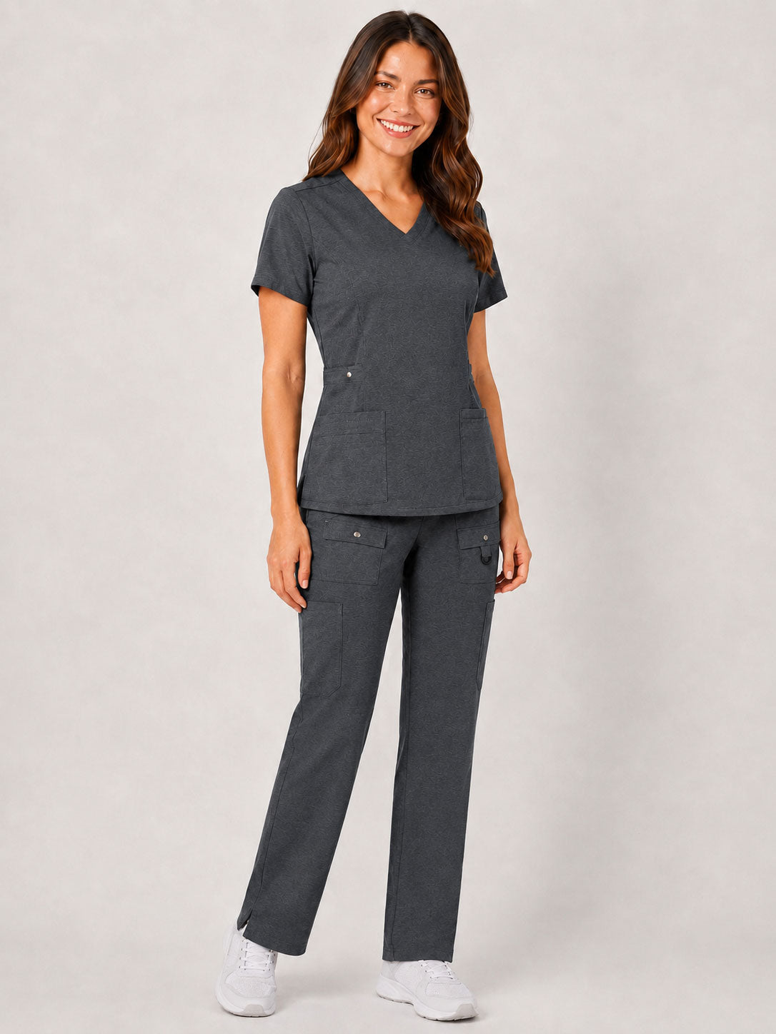 Vivian | 6-Pocket Top and Snap Pocket Straight Leg Pant Set