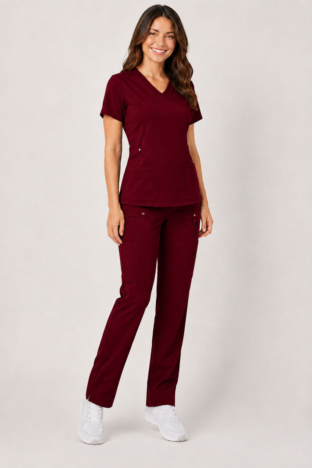 Vivian | 6-Pocket Top and Snap Pocket Straight Leg Pant Set