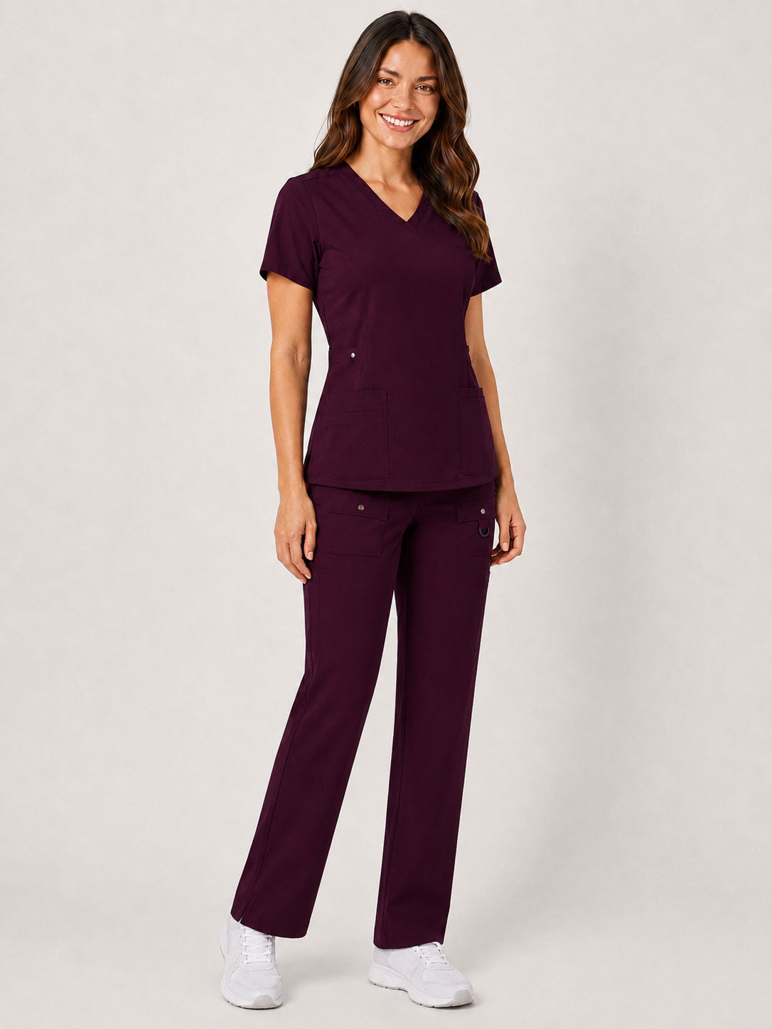 Vivian | 6-Pocket Top and Snap Pocket Straight Leg Pant Set