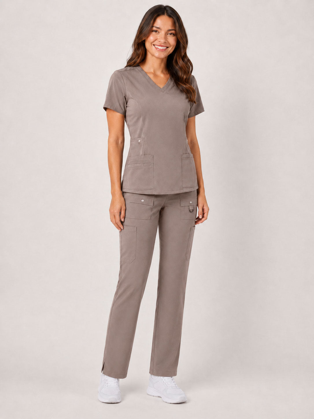 Vivian | 6-Pocket Top and Snap Pocket Straight Leg Pant Set