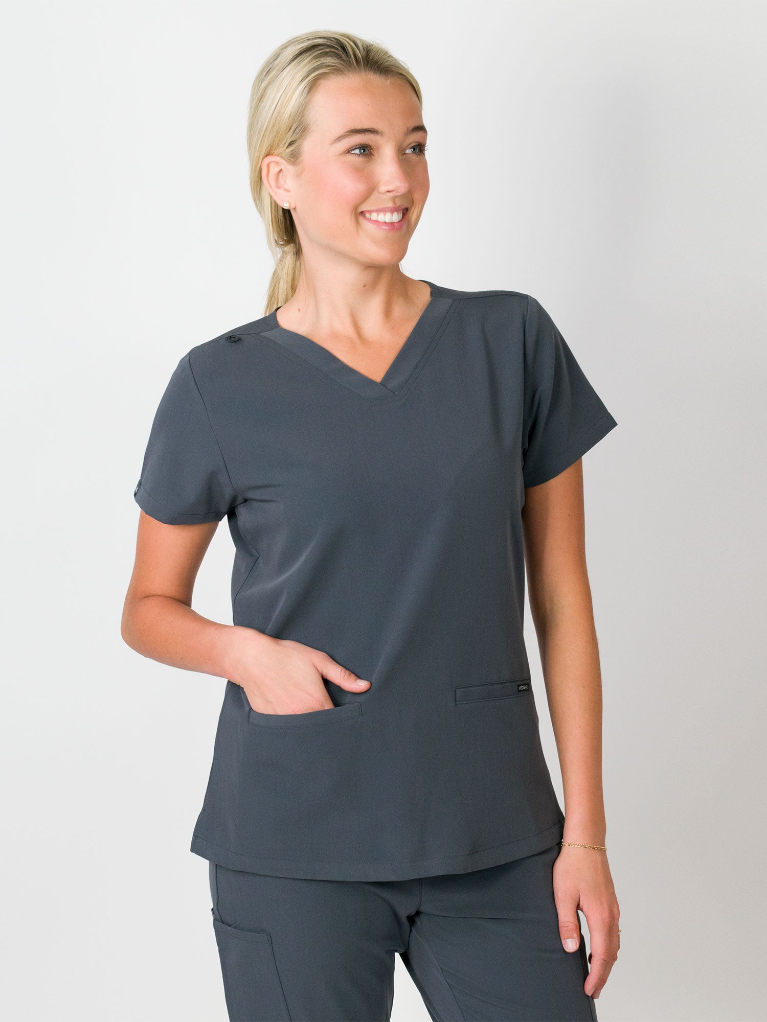 Sofia | Slim 3 Pocket Scrubs Top