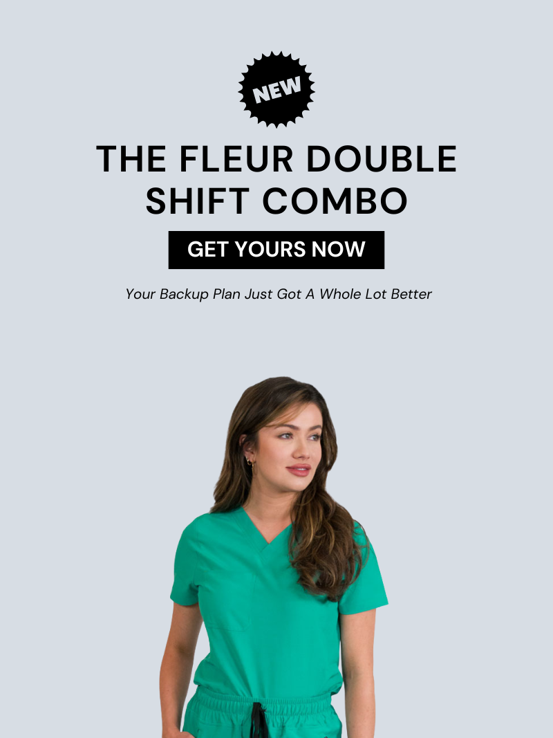 Double Shift Bundle Pack | Fleur Scrub Set