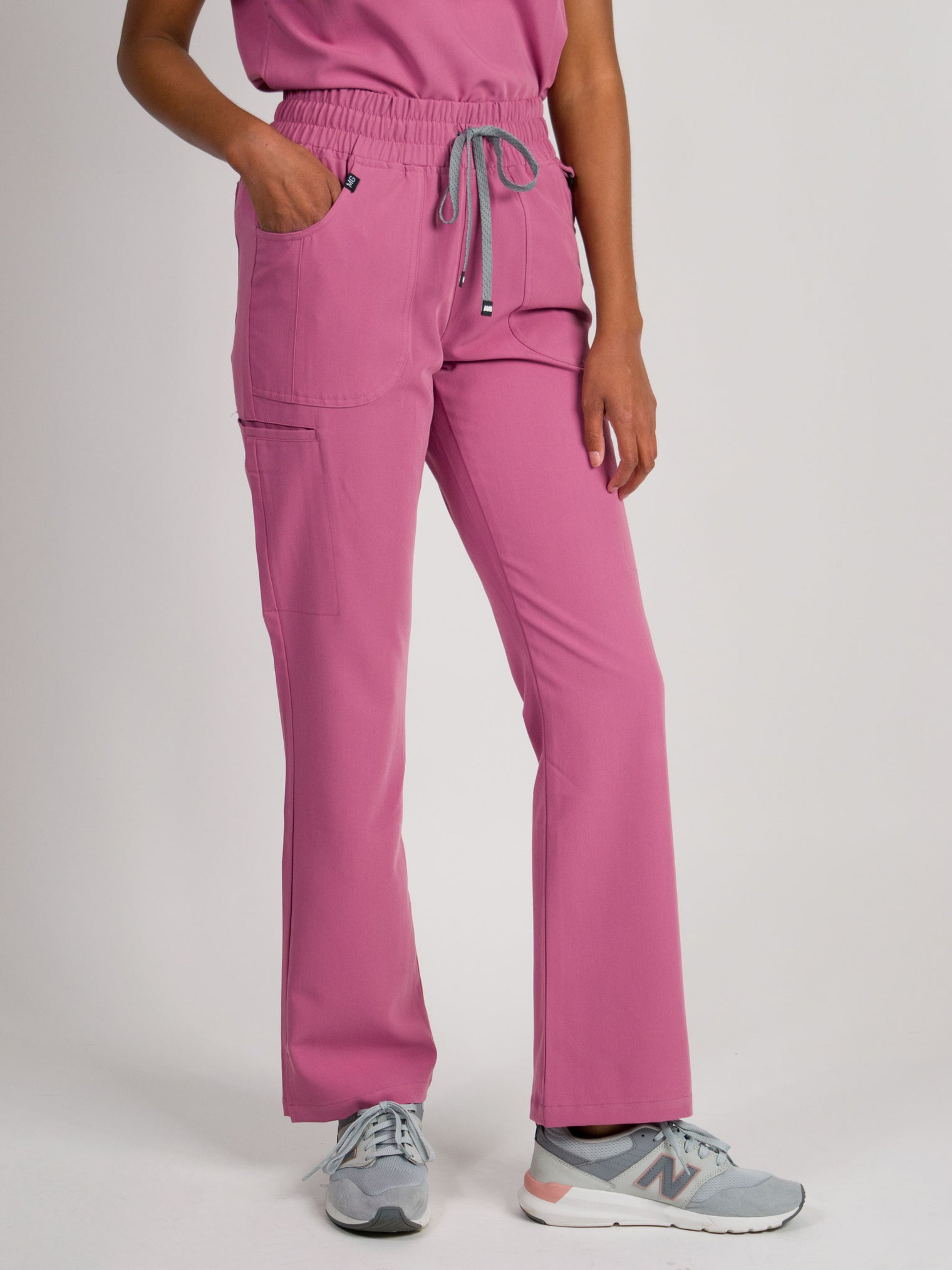 Sydney | High Waisted Flare Scrub Pants