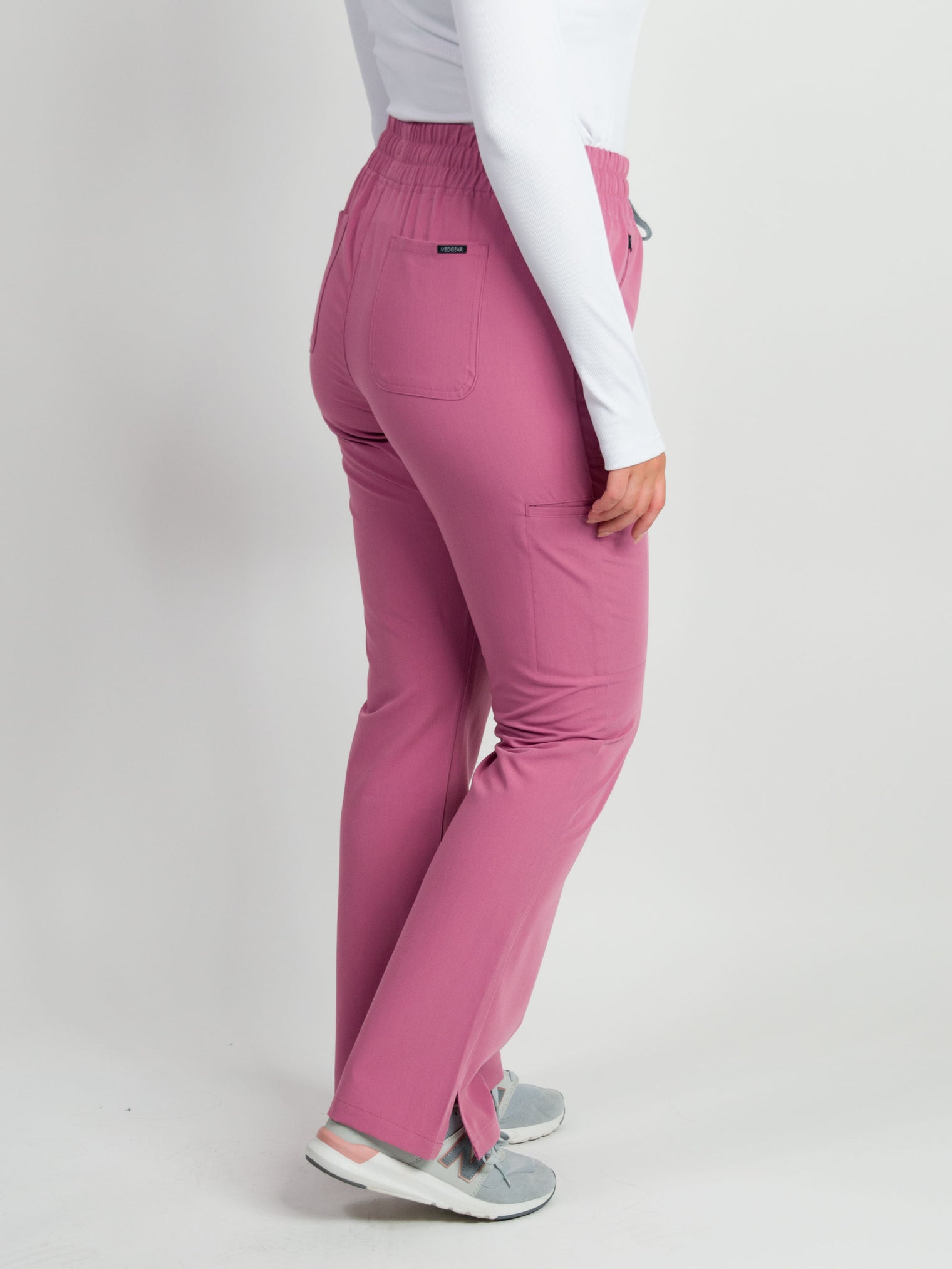 Sydney | High Waisted Flare Scrub Pants