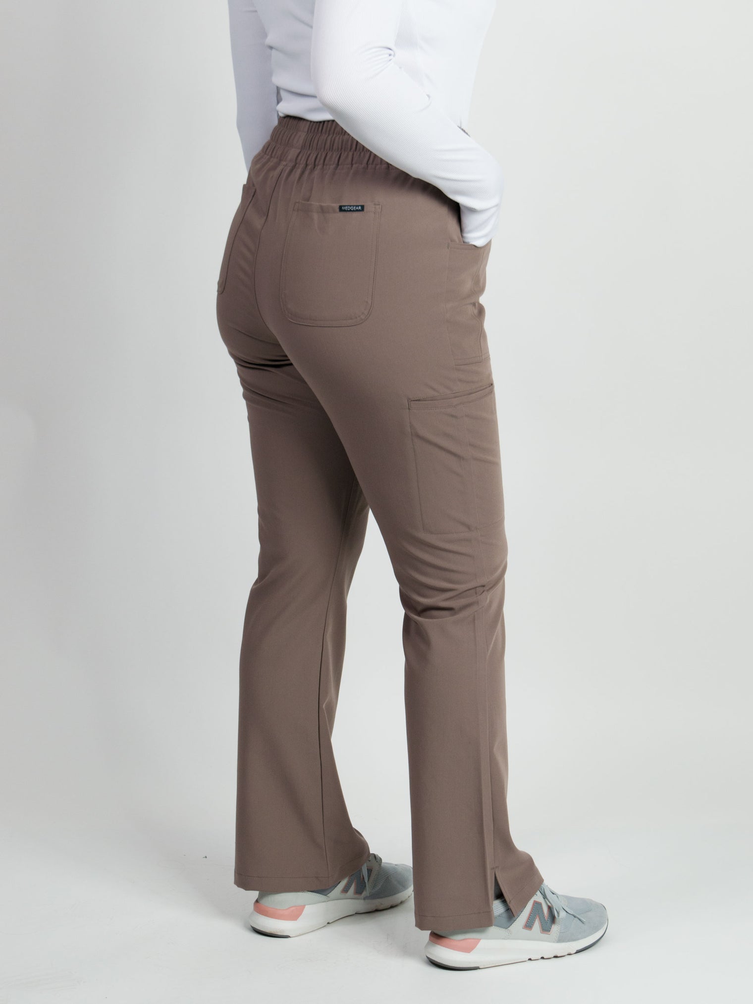 Sydney | High Waisted Flare Scrub Pants
