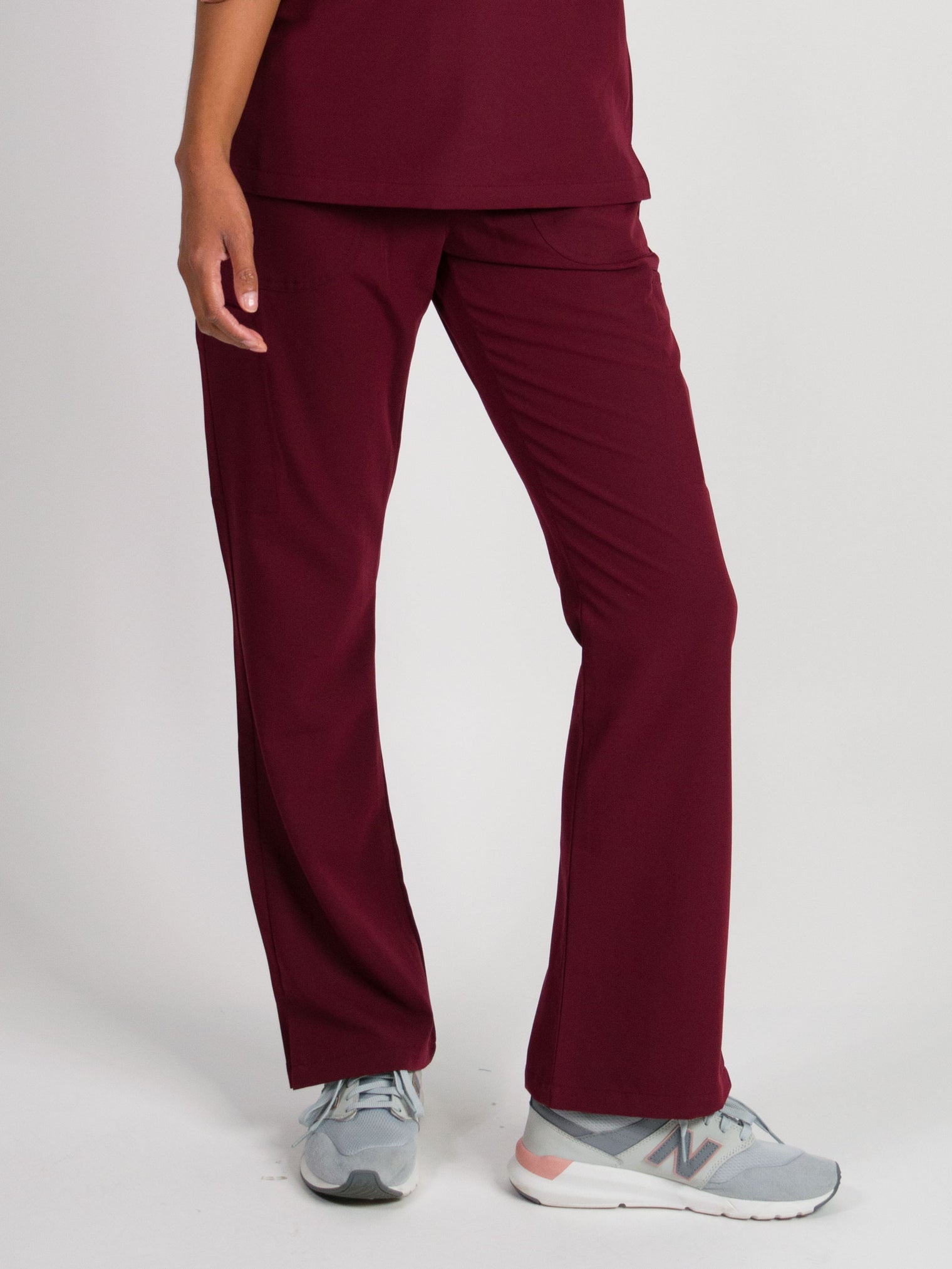 Sydney | High Waisted Flare Scrub Pants