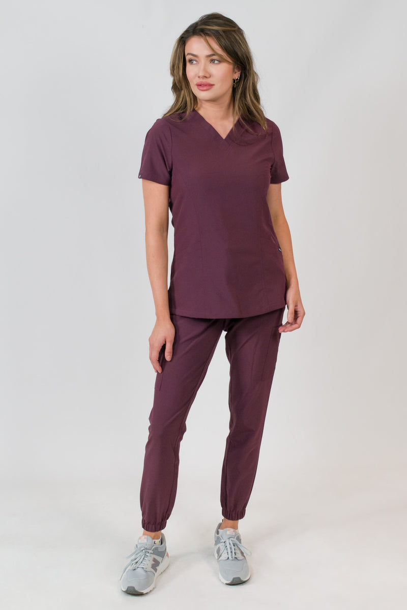 Olivia | Women's 4 Pocket Top Gathered Jogger Pants Set