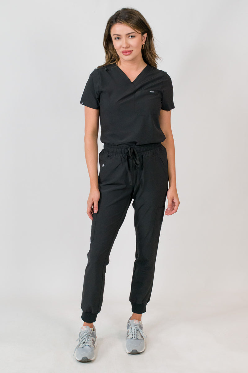 Aurora | Women's One Pocket V-Neck Top Jogger Pants Set