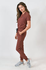 Aurora | Women's One Pocket V-Neck Top Jogger Pants Set