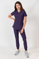 Aurora | Women's One Pocket V-Neck Top Jogger Pants Set