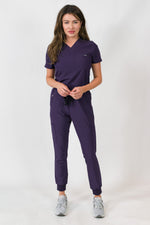 Aurora | Women's One Pocket V-Neck Top Jogger Pants Set