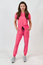 Aurora | Women's One Pocket V-Neck Top Jogger Pants Set