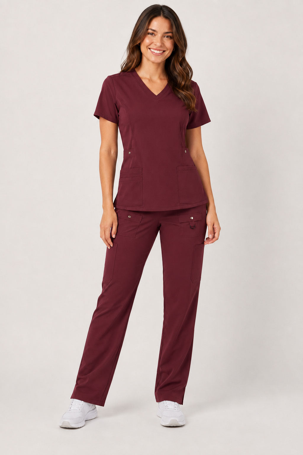 Vivian | 6-Pocket Top and Snap Pocket Straight Leg Pant Set