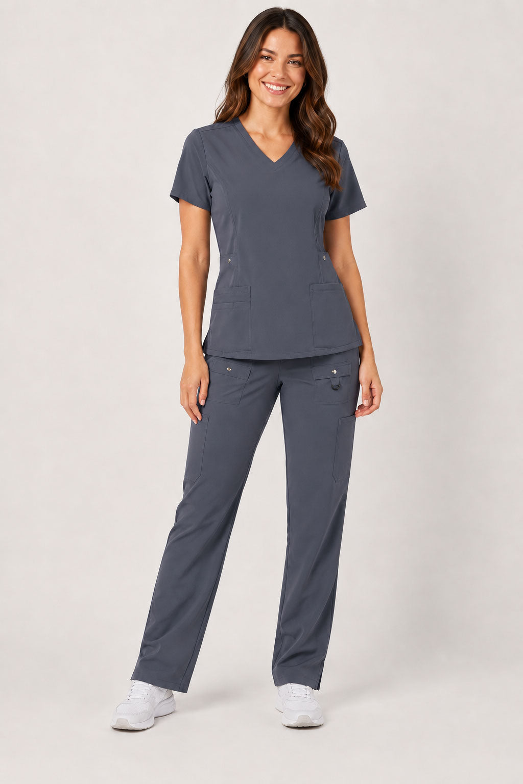 Vivian | 6-Pocket Top and Snap Pocket Straight Leg Pant Set