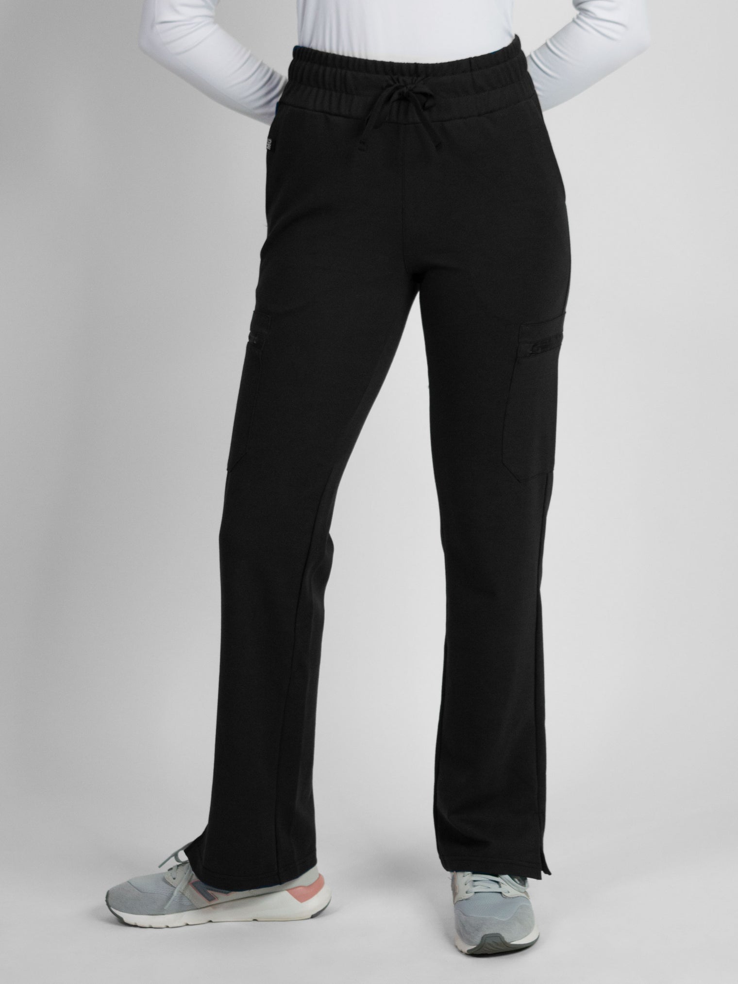 Lira | Ultra-Stretch Ponte Knit Straight-Leg Studio/Yoga Scrub Pant