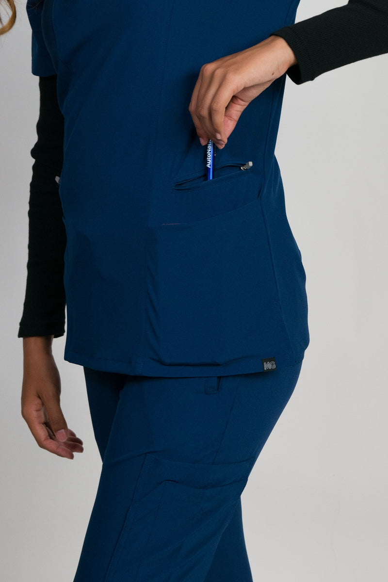 Catalina | Women's 4-pocket Zipper Closure Pockets Top