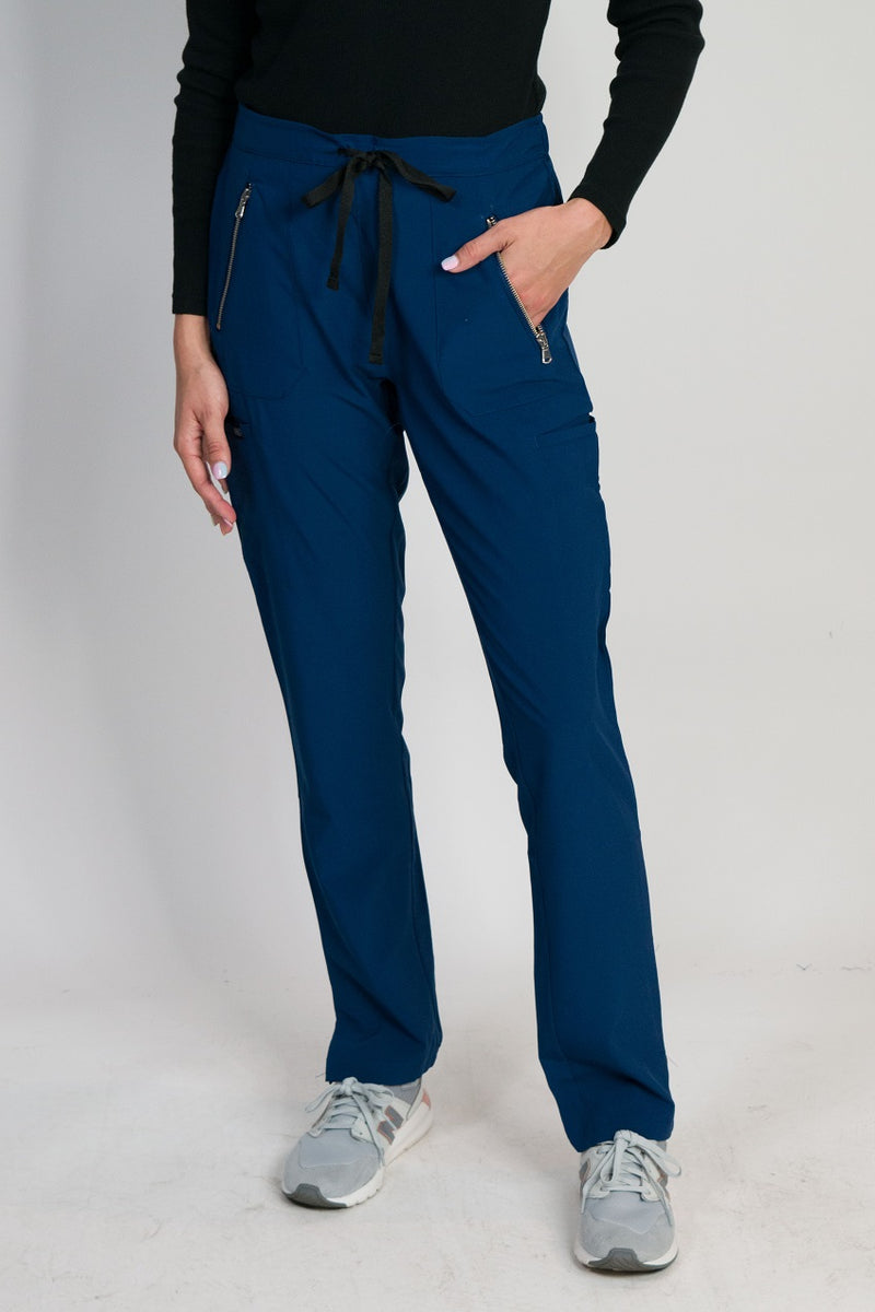 Eden v 2.0 | Women's 6-Pocket Zippered Pockets Slim Leg Pants
