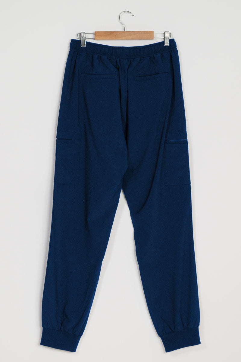 Joshua | Men's 8-Pocket Rib Knit Cuffs Jogger Pants