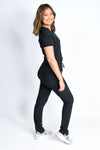 Skye | Women's 5-Pocket Top Straight Leg Pants Set
